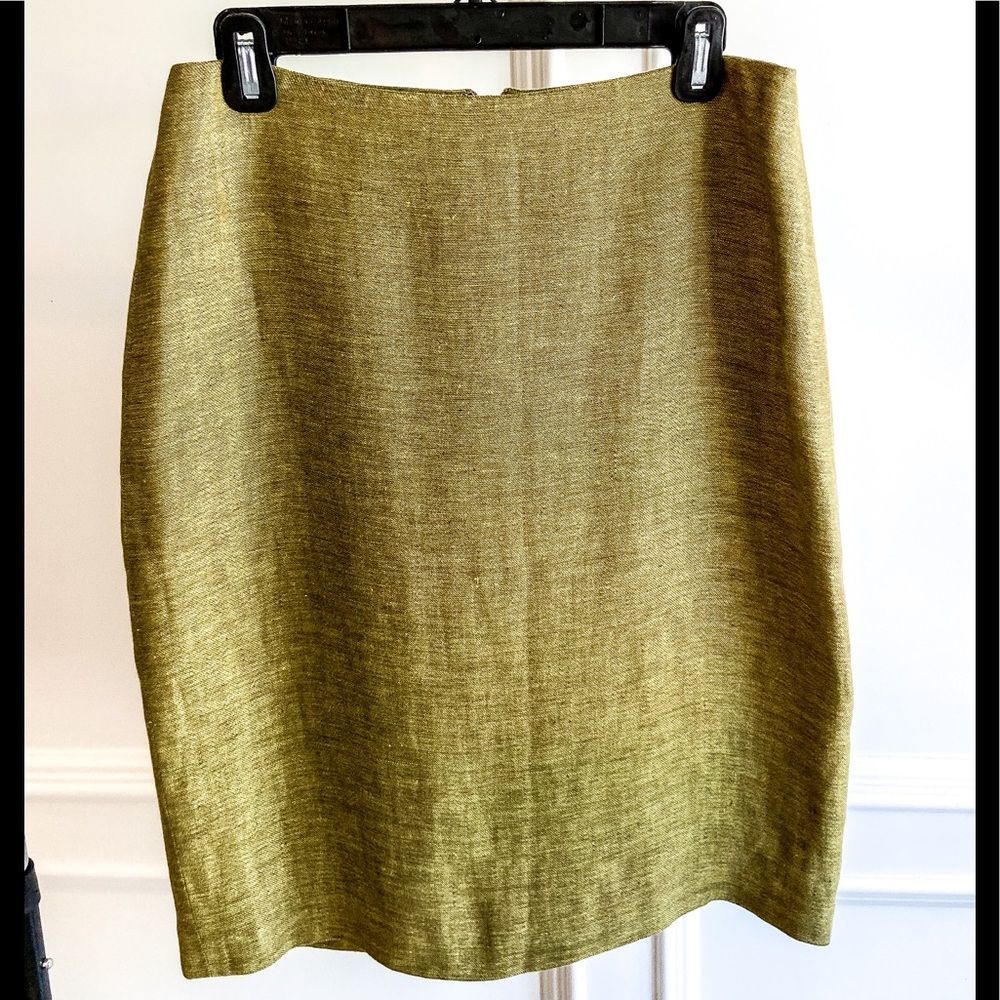 Ellen Tracy Linen Skirt